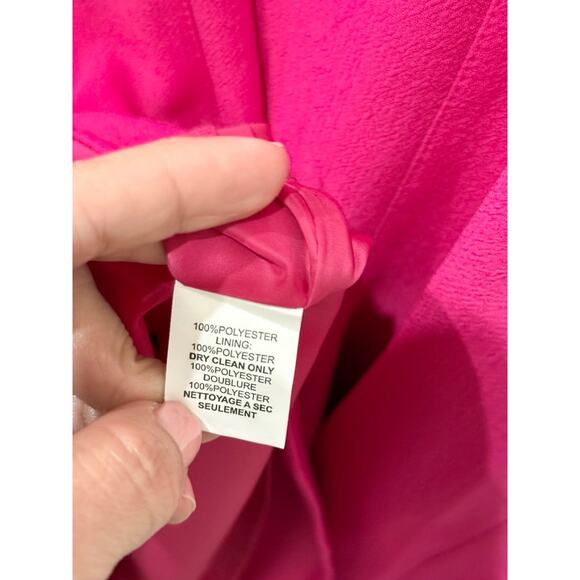 NWT Trina Turk Jeri Sleeveless Fit & Flare Mini Dress Fuchsia Pink Womens Size 4 - Picture 6 of 6
